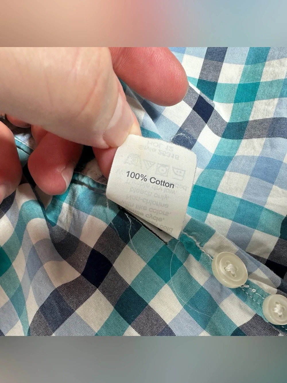 J. Crew Gingham Plaid Slim Fit Button Down Shirt